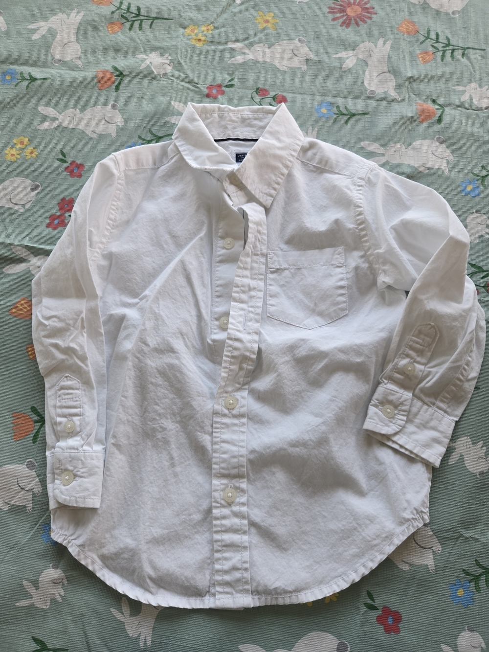 Janie and Jack White Button-Down Shirt